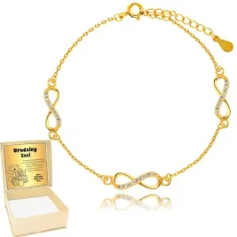 zlota-bransoletka-925-nieskonczonosc-grawer