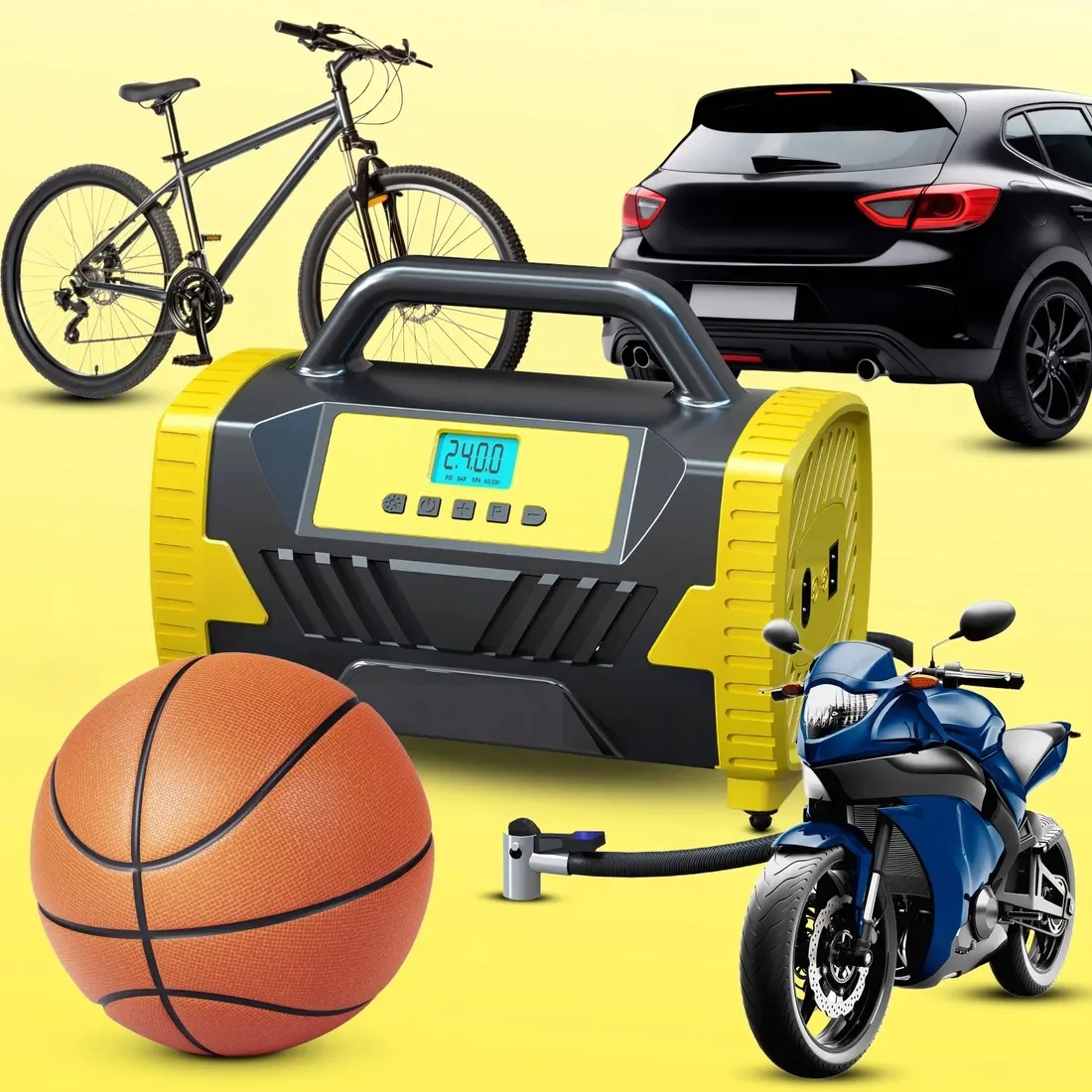 kompresor-samochodowy-12v-230v-pompka-przenosna-bezolejowy-hq-sprezarka-stan-nowy