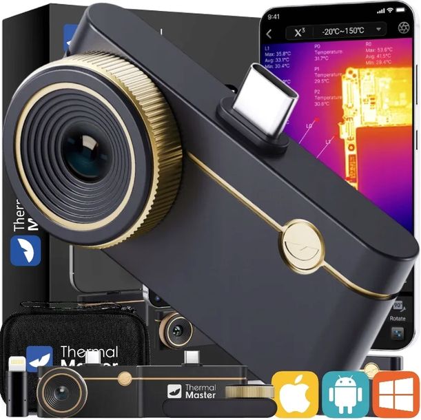 Kamera termowizyjna ANDROID IOS THERMAL MASTER P3 Mac 8mm-80m -20°Cdo 600°C
