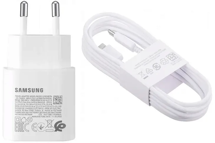 ORYGINALNA SZYBKA ŁADOWARKA SAMSUNG GALAXY 25W PD + KABEL USB TYP C 1M