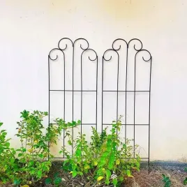 podpora-do-roslin-pnacych-stojaki-na-kwiaty-113x39x1cm-zestaw-2szt-czarny