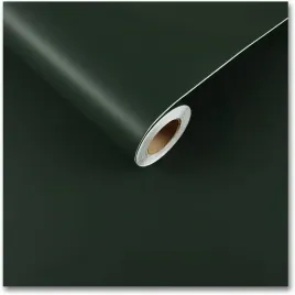 tapeta-samoprzylepna-okleina-meblowa-ciemnozielona-30x200cm