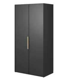 szafa-dwudrzwiowa-frame-z-drazkiem-100-cm-czarna