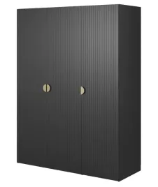 szafa-trzydrzwiowa-moonir-z-dwoma-drazkami-150-cm-czarna