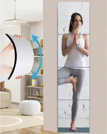 4x-lustro-bezramowe-dongda-30x30-cm-samoprzylepne-plytki-lustrzane-sciana