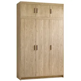 szafa-z-nadstawka-133-cm-kuba-trzydrzwiowa-z-polkami-i-drazkiem-do-sypialni