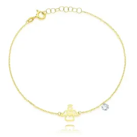zlota-bransoletka-aniolek-aniol-z-biala-cyrkonia-pr-585