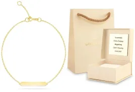 zlota-bransoletka-blaszka-na-chrzest-grawer-333