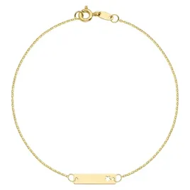 zlota-bransoletka-z-blaszka-gwiazdka-grawer