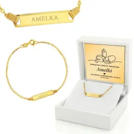 zlota-bransoletka-585-pamiatka-chrztu-dla-dziewczynki-grawer-na-chrzest