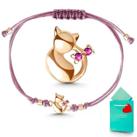 bransoletka-dla-dziewczynki-zlota-pozlacana-z-kotkiem-na-sznurku-srebro-925