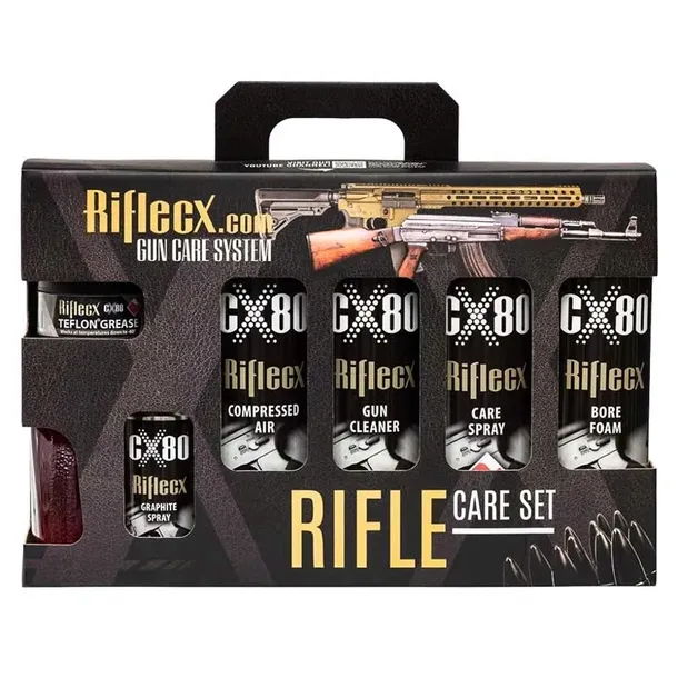 Riflecx - Kompleksowy Zestaw do Czyszczenia Broni Długiej - Rifle Set