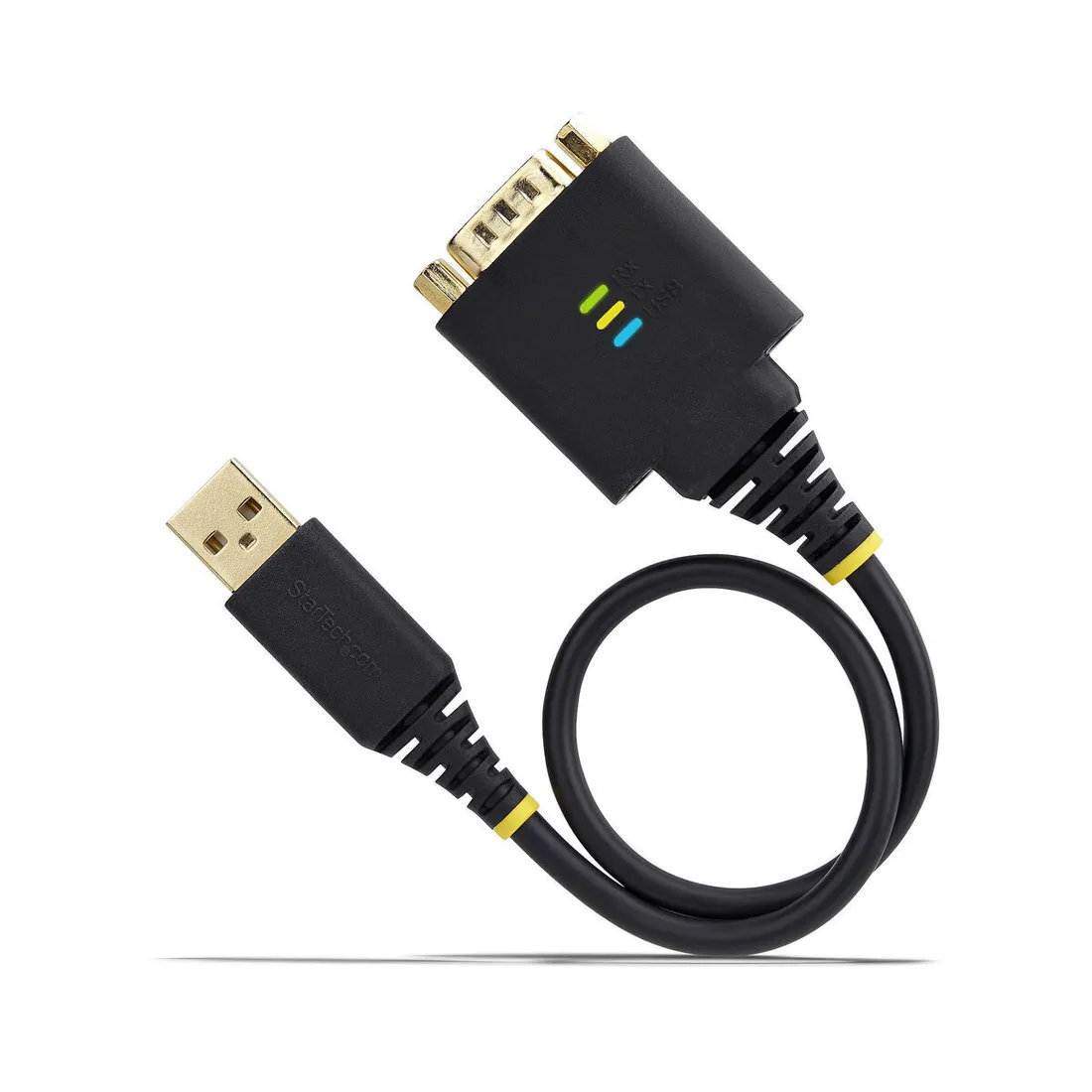 kabel-usb-startech-1p1ffc-usb-serial-czarny-30-cm