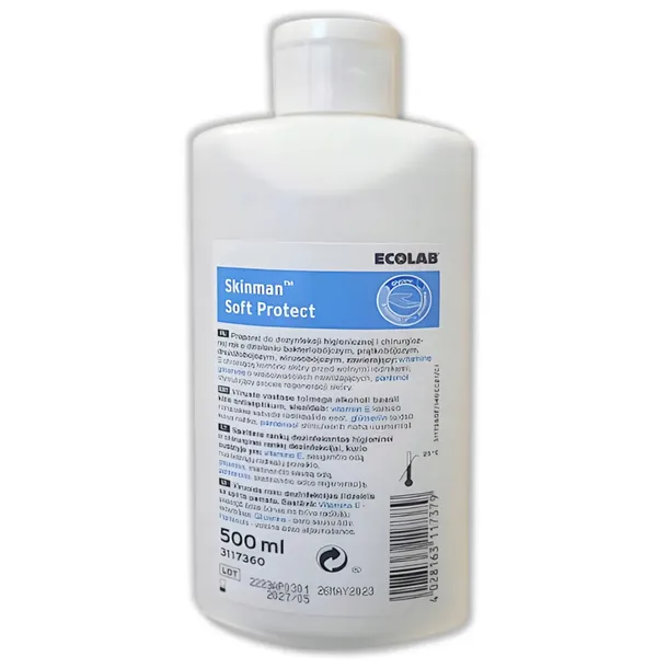 SKINMAN SOFT PROTECT 500 ml CHIRURGICZNA DEZYNFEKCJA