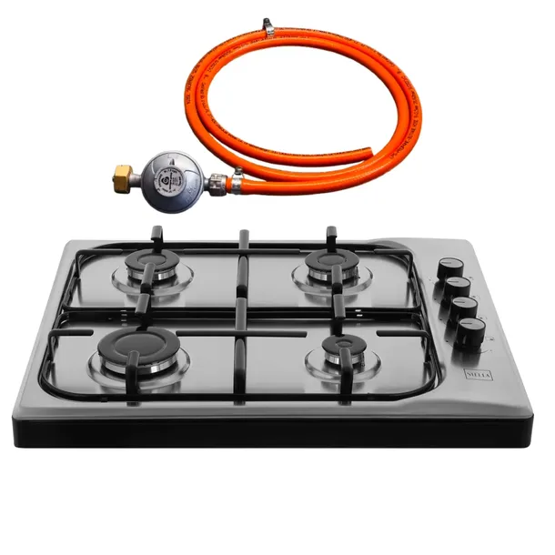 Kuchenka Gazowa Stella STKGIX-04IN + Reduktor Cavagna EFV | Zestaw Premium