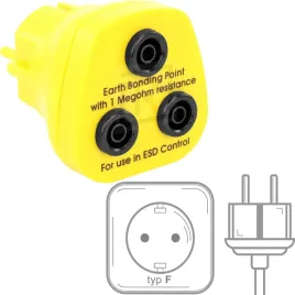 100x-wtyczka-uziemiajaca-esd-230v-3x-banan-1mohm-schuko-standard-niemiecki