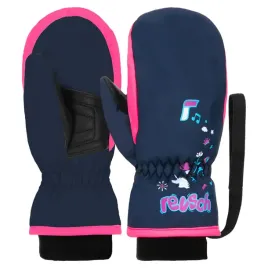 rekawice-zimowe-dzieciece-reusch-kids-mitten-4540-granatowo-rozowy-ii
