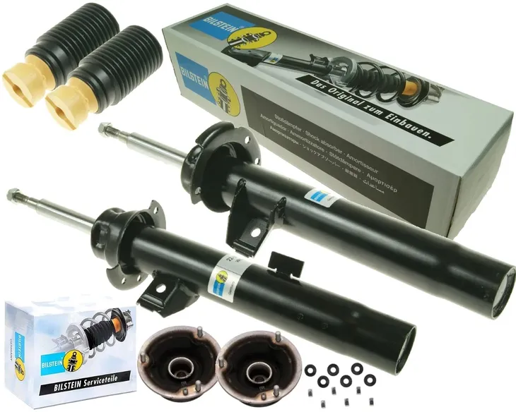 2X BILSTEIN AMORTYZATORY OSŁONY ODBOJE PODUSZKI BMW 3 E90 E91 E92 E93 PRZÓD