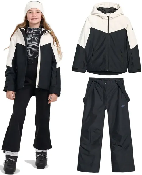 Kombinezon narciarski 4F spodnie + kurtka TJAF0818+FTRF0948 20S/20S 140 cm