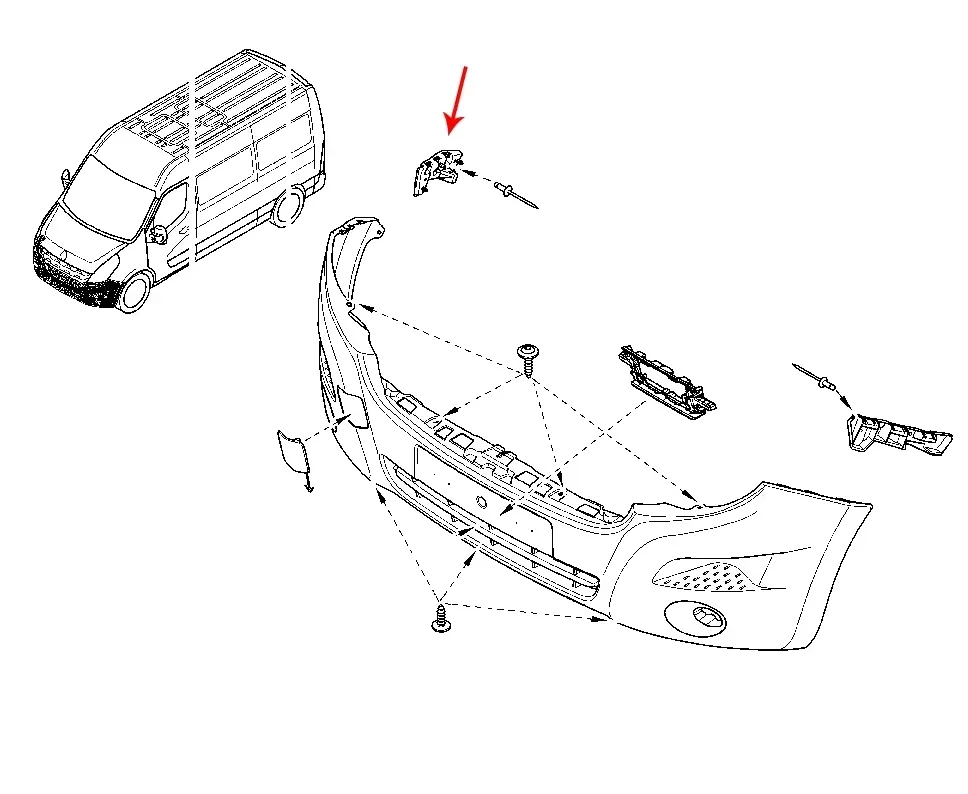 mocowanie-zderzaka-prawe-renault-master-01-10-stan-nowy