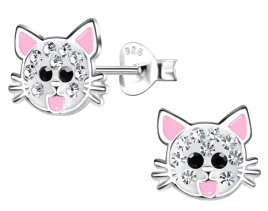 kolczyki-srebrne-kotki-dla-dziewczynki-srebro-proba-925-wkretki-sztyfty