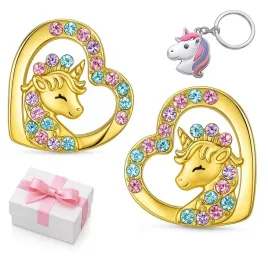 srebrne-kolczyki-dla-dzieci-sztyfty-wkretki-jednorozce-srebro-pozlacane-925