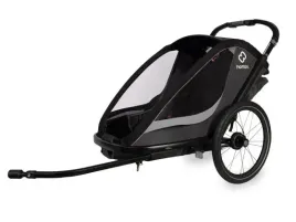 hamax-przyczepka-rowerowa-dla-dzieci-cocoon-podwojna-grey-black