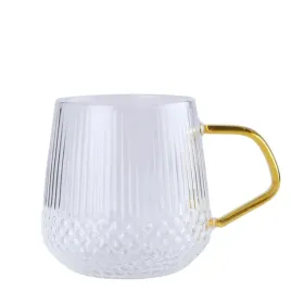 kubek-szklany-filizanka-400ml-szklanka-do-kawy-herbaty-prazek-zloty-uchwyt