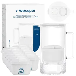 szklany-dzbanek-filtrujacy-wessper-d4-borosilicate-mini-2l-12x-filtr