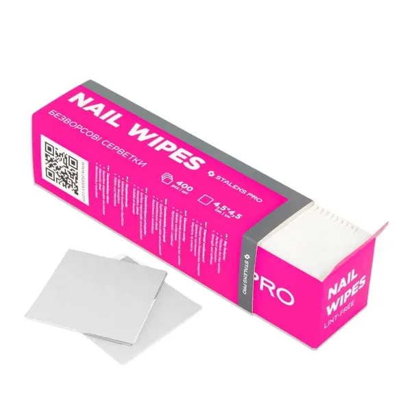 Staleks Waciki Bezpyłowe Do Paznokci SMART 400 szt. WS-400