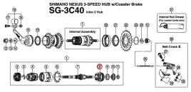 element-przeniesienia-napedu-shimano-nexus-sg-3c40