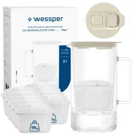 dzbanek-filtrujacy-szklany-wessper-d4-borosilicate-mini-licznik-10x-filtr