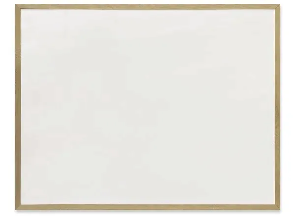 Tablica biała suchościeralna magnetyczna rama drewniana 110x80 cm OUTLET
