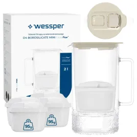 wessper-d4-borosilicate-mini-dzbanek-filtrujacy-szklany-2l-5x-filtr