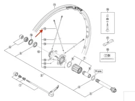 szprycha-shimano-wh-m985-r-268-mm