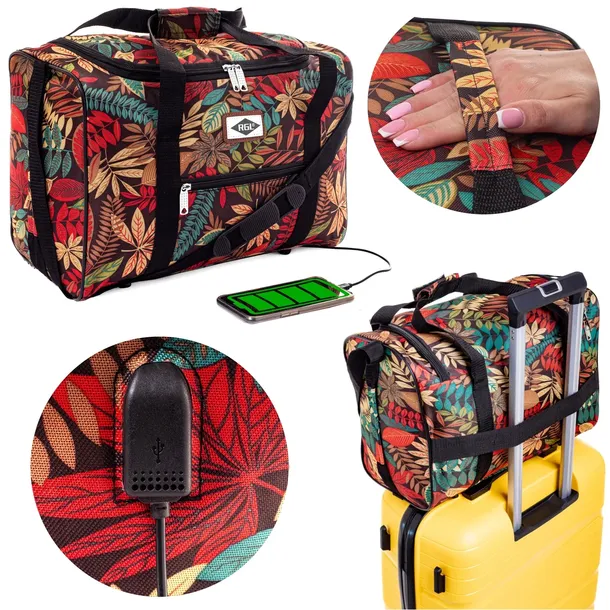 Torba bagaż podręczny do samolotu WIZZAIR 40x30x20 USB