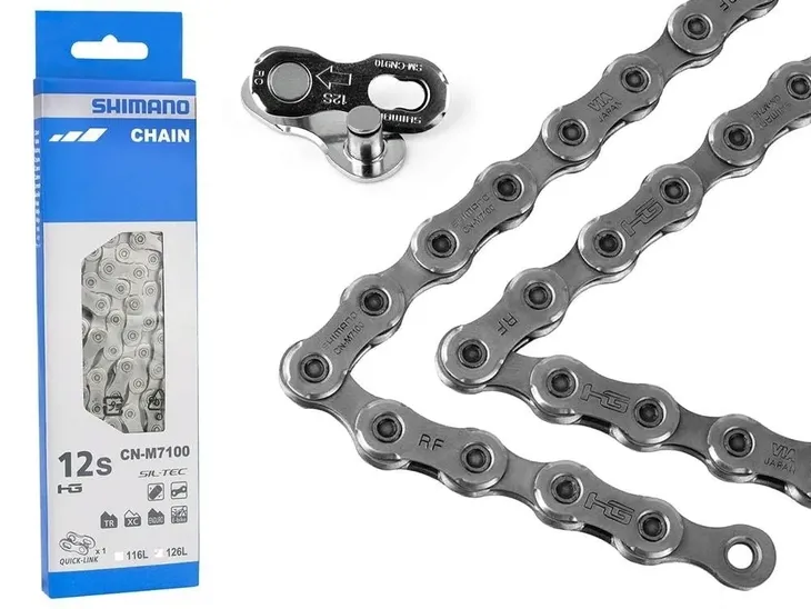 Łańcuch Shimano SLX CN-M7100 12-rzędowy, 126 ogniw BOX PL