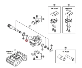 kulki-pedalow-shimano-pdm324-505-515-3-32andquot