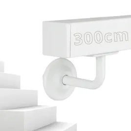 porecz-schodowa-biala-scienna-kwadratowa-stal-barierka-schody-300cm