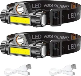 2x-latarka-czolowa-350-lm-czolowka-led-cob-4w1-z-magnesem-akumulator-usb