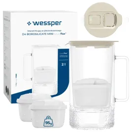 szklany-dzbanek-filtrujacy-wessper-d4-borosilicate-mini-2l-3x-filtr