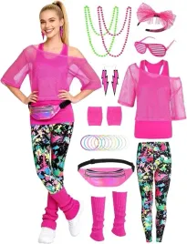 kostium-stroj-disco-lata-70-80-90-neon-dodatki-l-xl