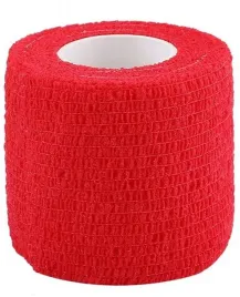 bandaz-elastyczny-samoprzylepny-kohezyjny-czerwony122-opaska-5cm-x-45m