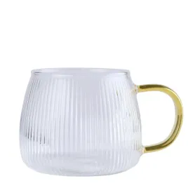 kubek-szklany-filizanka-450ml-szklanka-do-kawy-herbaty-prazek-zloty-uchwyt