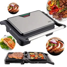 grill-elektryczny-opiekacz-do-kanapek-pannini-rozkladany-gk110-eldom-1000w