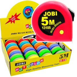 jobi-miara-miarka-zwijana-tasma-5m-opakowanie-24sztuki-13105