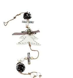 zawieszka-drewniana-choinka-z-kokardka-w-kratke-na-boze-narodzenie