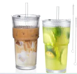 szklany-kubek-do-kawy-herbaty-ze-slomka-600ml-4szt