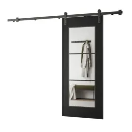 drzwi-przesuwne-z-lustrem-nico-czarne-samodomykacz-76-cm