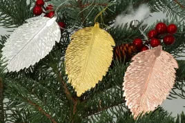 zawieszki-choinkowe-swiateczne-zlote-srebrne-lisc